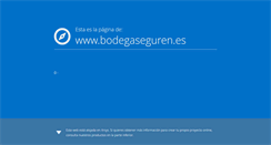 Desktop Screenshot of bodegaseguren.es